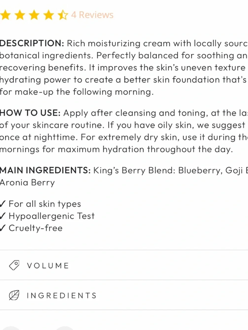 Morning Drizzle Calming Cream